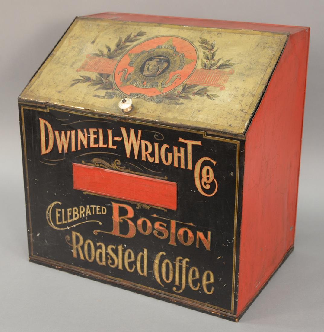 Vintage Dwinell-Wright Co. coffee advertising tin (1 of 4)