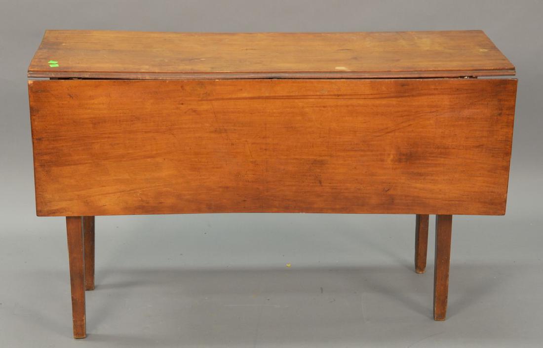 Chippendale drop leaf table, circa 1780. ht. 29in., (1 of 4)