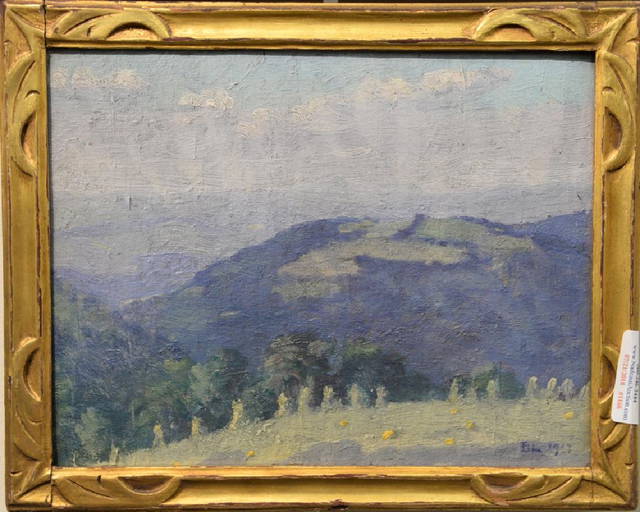 Breta Longacre (early 20th Century) Oil On Board,