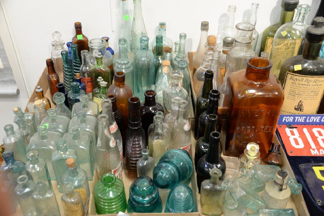 Seven box lots of bottles including vintage bottles, (1 of 4)