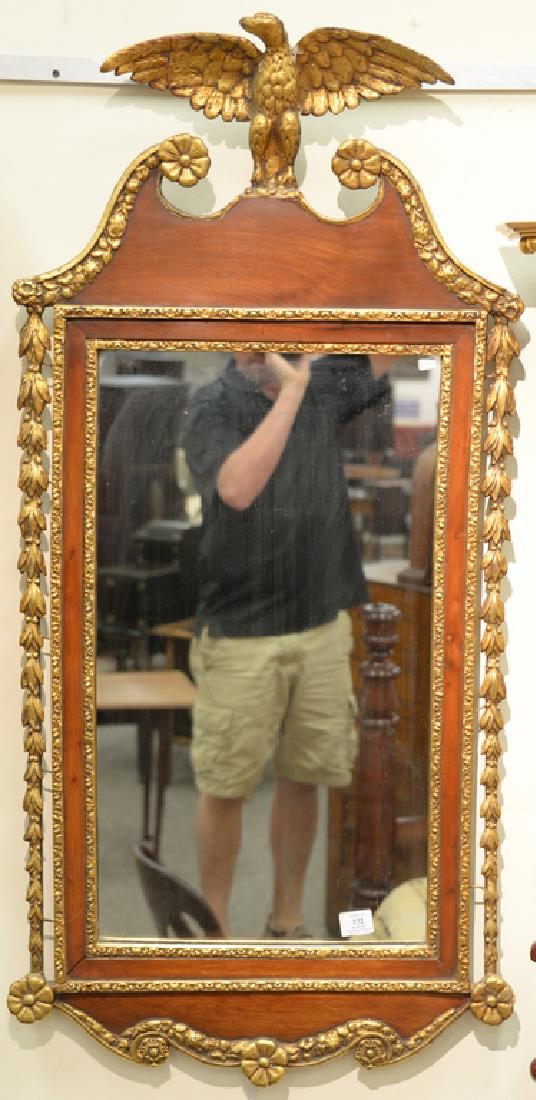 Chippendale style mirror with eagle top. Ht. 47in., wd. (1 of 4)
