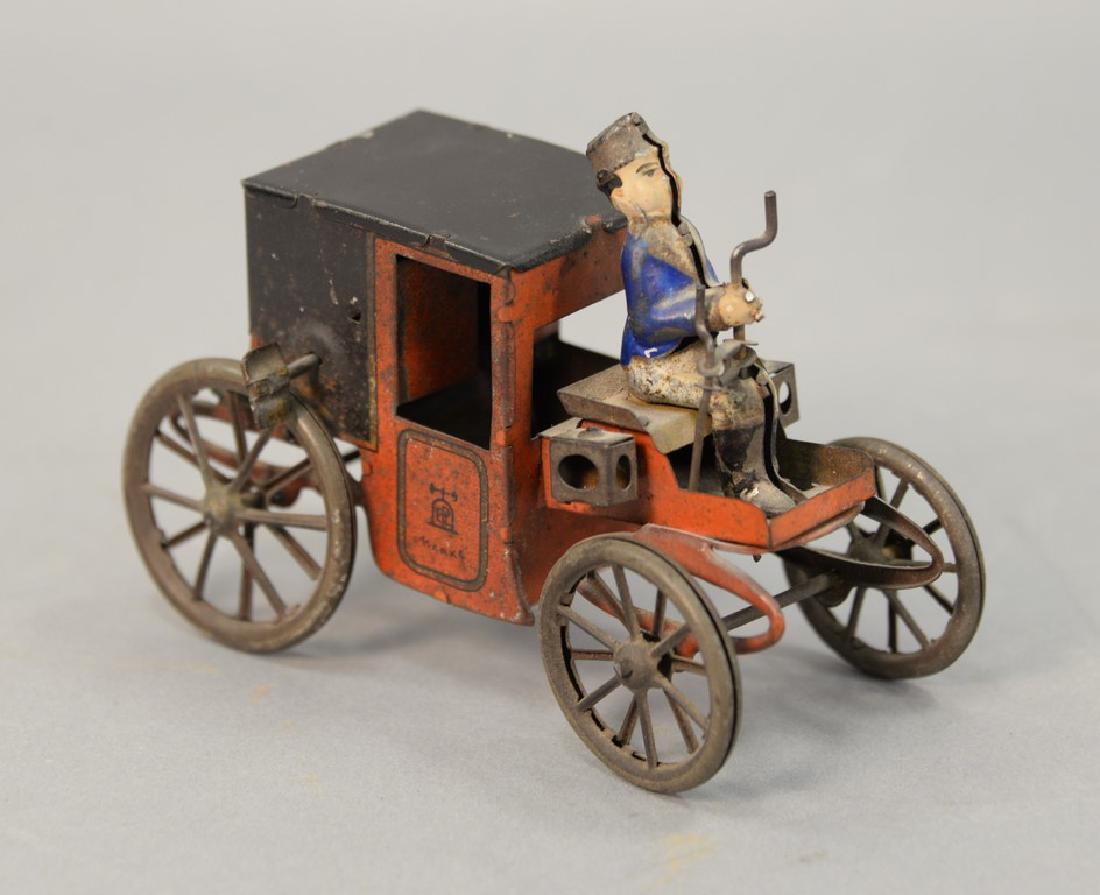 Tin wind up toy 1897-Lehmann "Motor Car Kutsche" Engl (1 of 4)