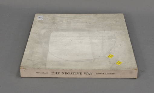 Paul Henry Brach (b. 1924), Paul Brach and Arthur A.: Paul Henry Brach (b. 1924), Paul Brach and Arthur A. Cohen, "The Negative Way", a collaboration portfolio with ten original lithographs, 1964, 16" x 16" (each).