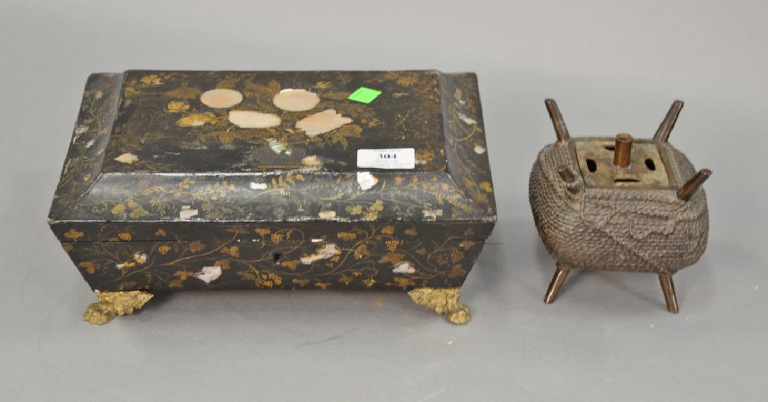 Two piece group to include black lacquered and mother (1 of 4)