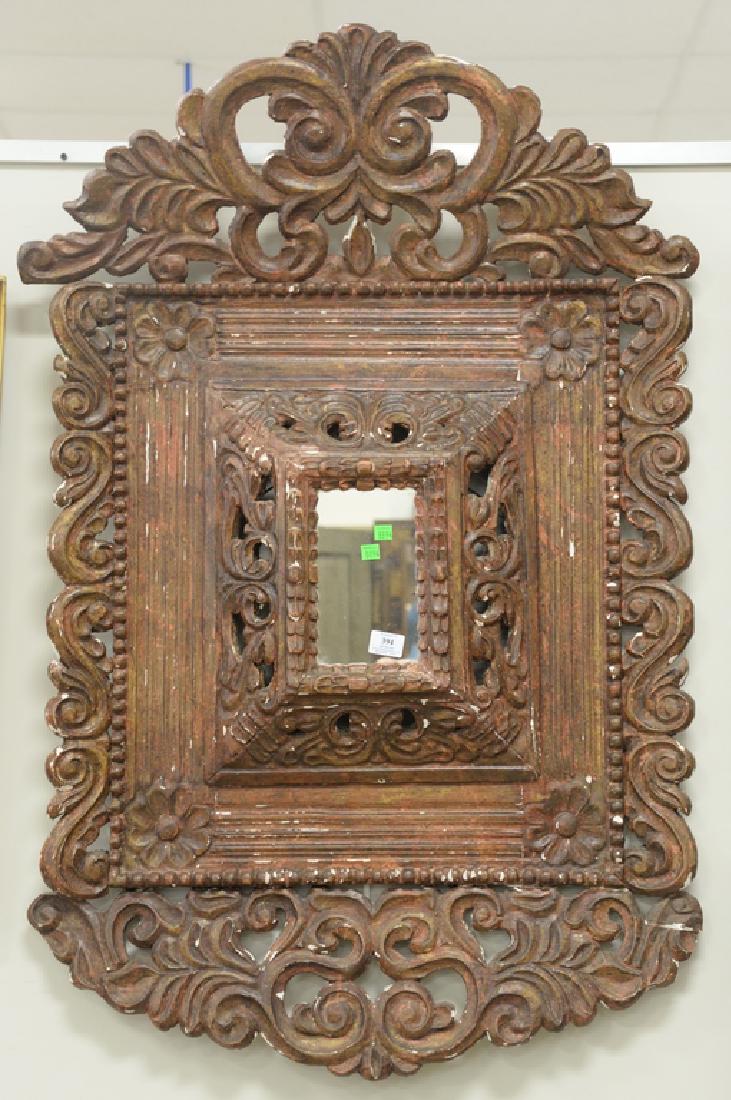 Rococo style framed mirror. 47" x 31" (1 of 5)