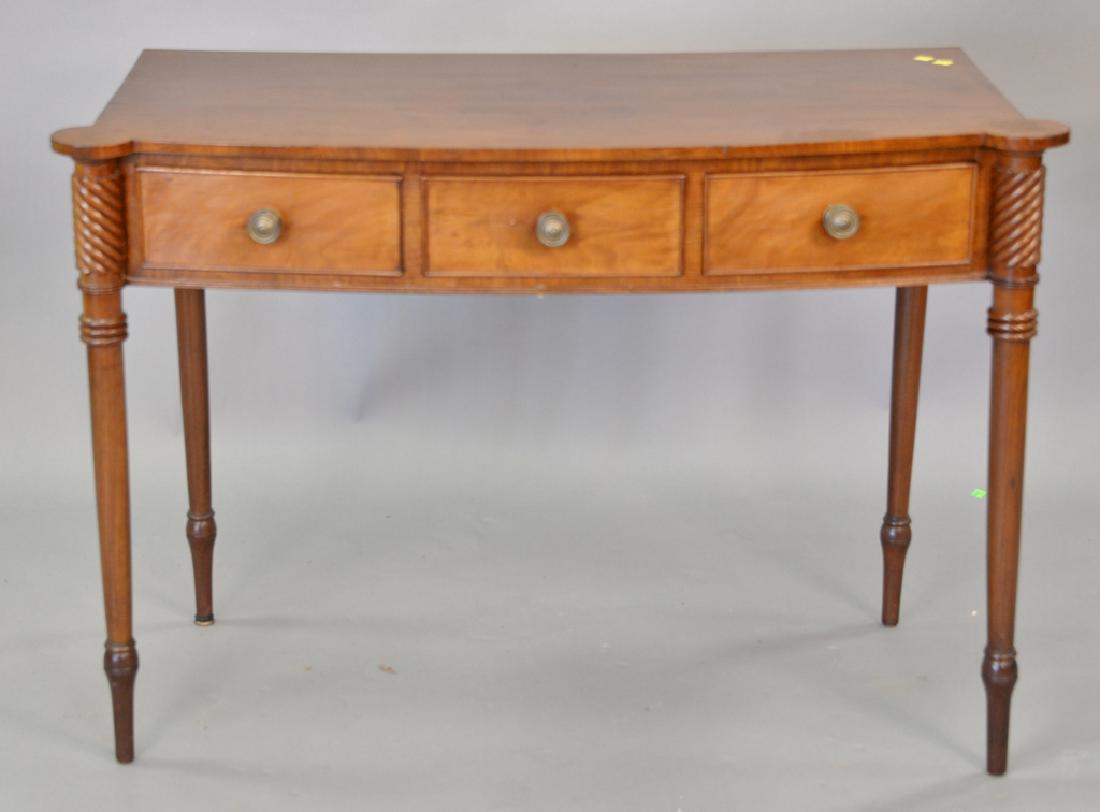 Sheraton style mahogany server (partially made of older (1 of 6)