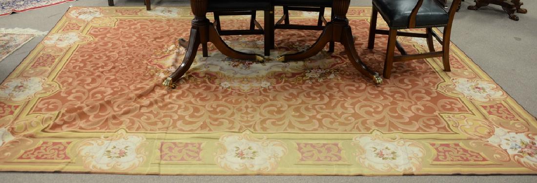 Tapestry style needlepoint Oriental carpet. 8'9" x (1 of 7)