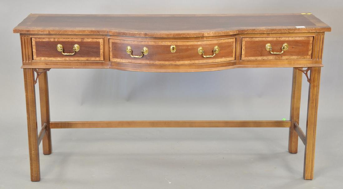 Sherrill mahogany hall table/server. ht. 30in., wd. (1 of 6)
