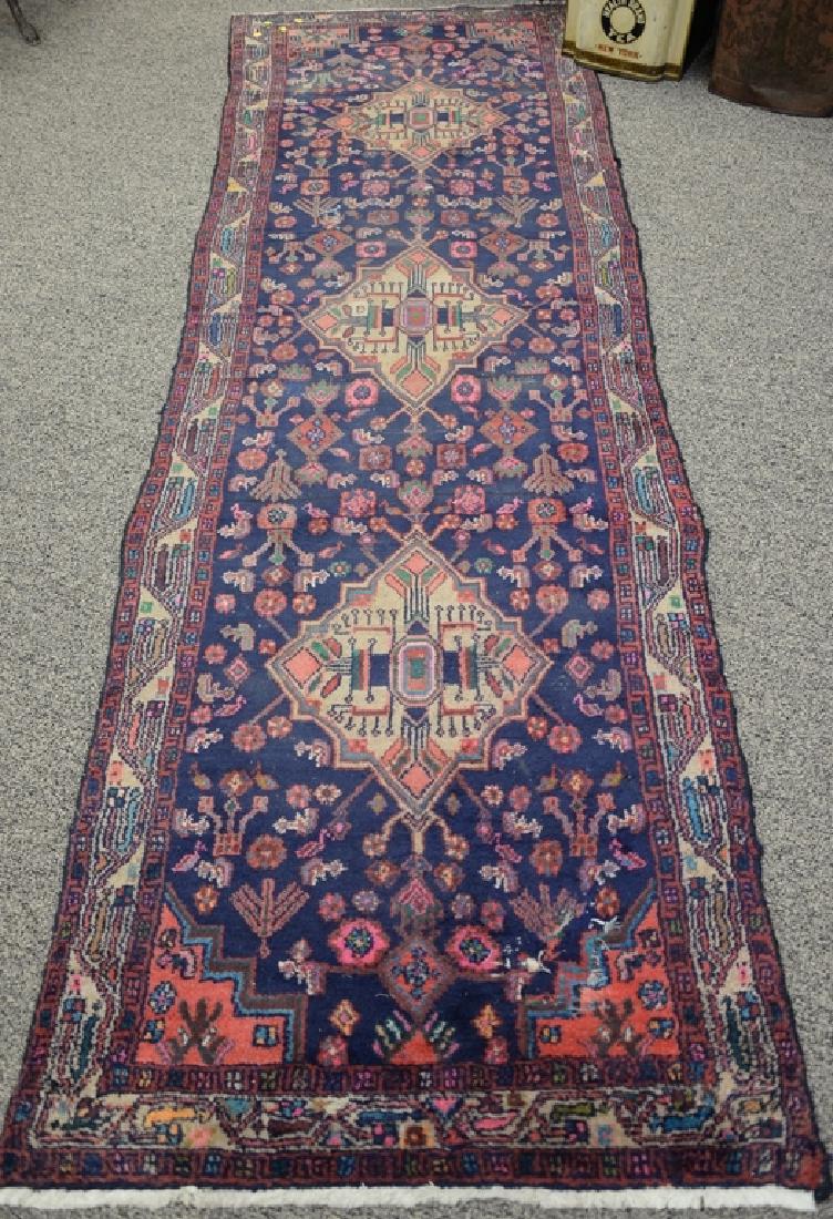 Oriental hall runner. 3'5" x 10'6" (1 of 3)