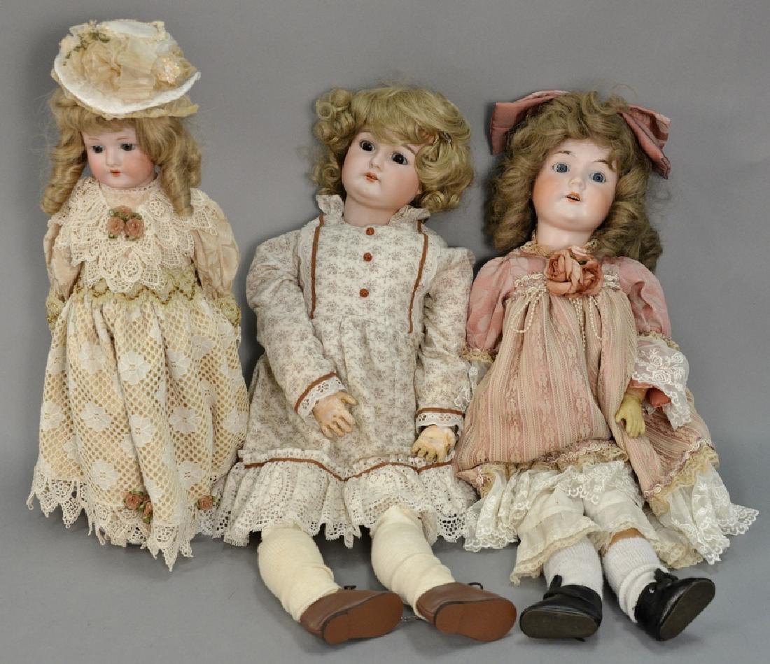 Three Bisque Lead dolls to include C.M. Bergmann (1 of 5)