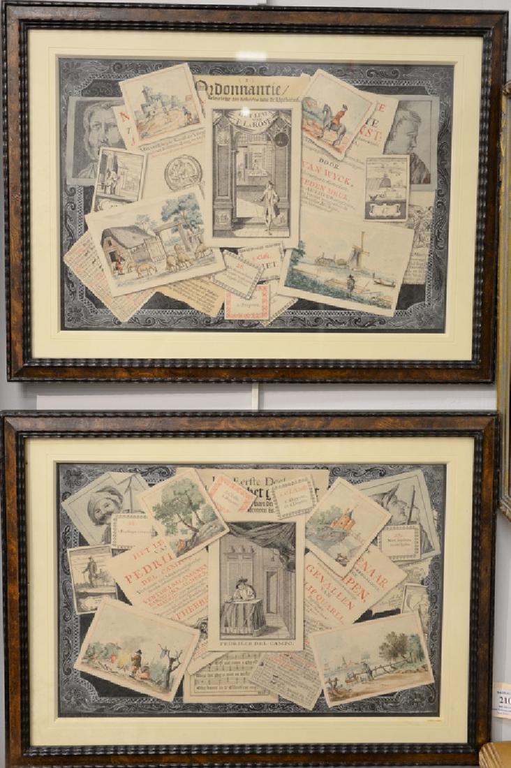 Pair of Trompe L'Oeil,  still life pictures, (1 of 7)