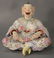 Large Meissen porcelain nodder, seated figure with