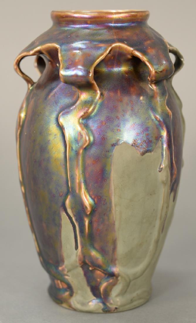 Rare Art Nouveau pottery vase, probably Stellmacher and (1 of 5)