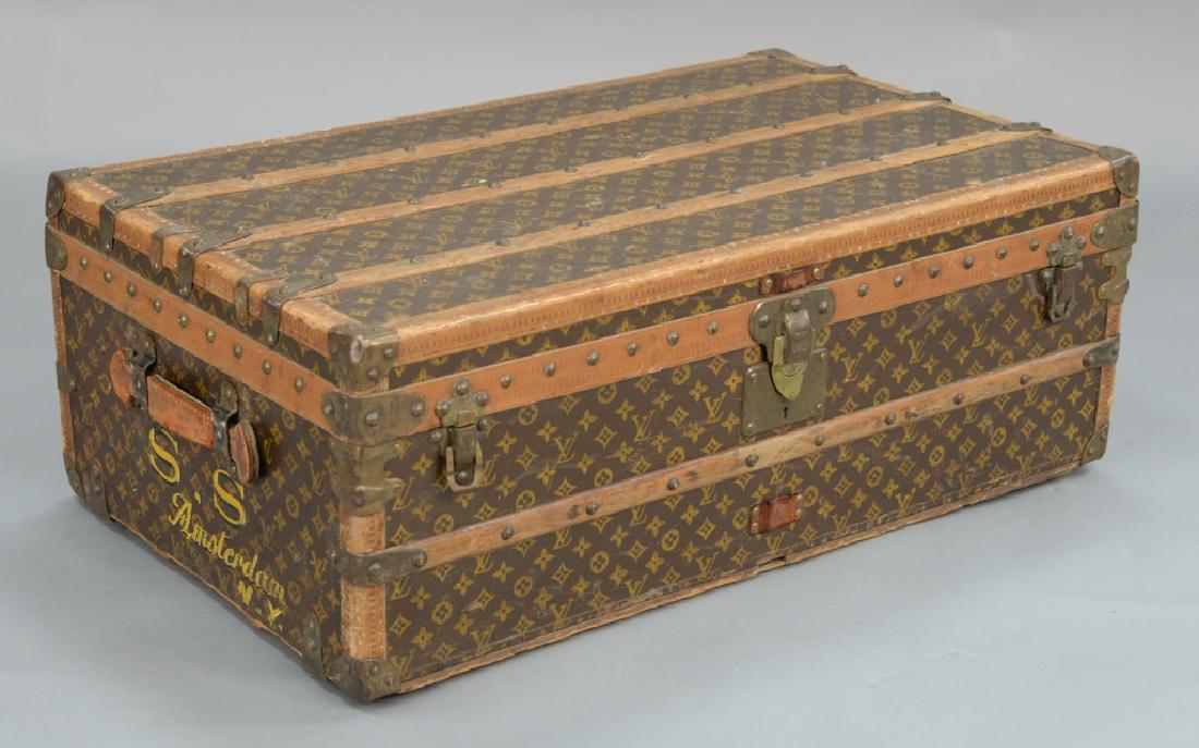 Louis Vuitton trunk, lift-top (no interior tray, one (1 of 5)