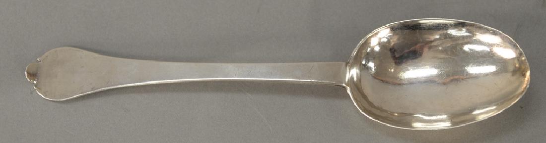 George Cox (British) silver spoon, circa 1696.  length (1 of 3)