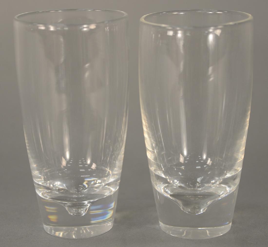 Set of twelve Steuben glass tumblers.  height 5 1/2 (1 of 6)