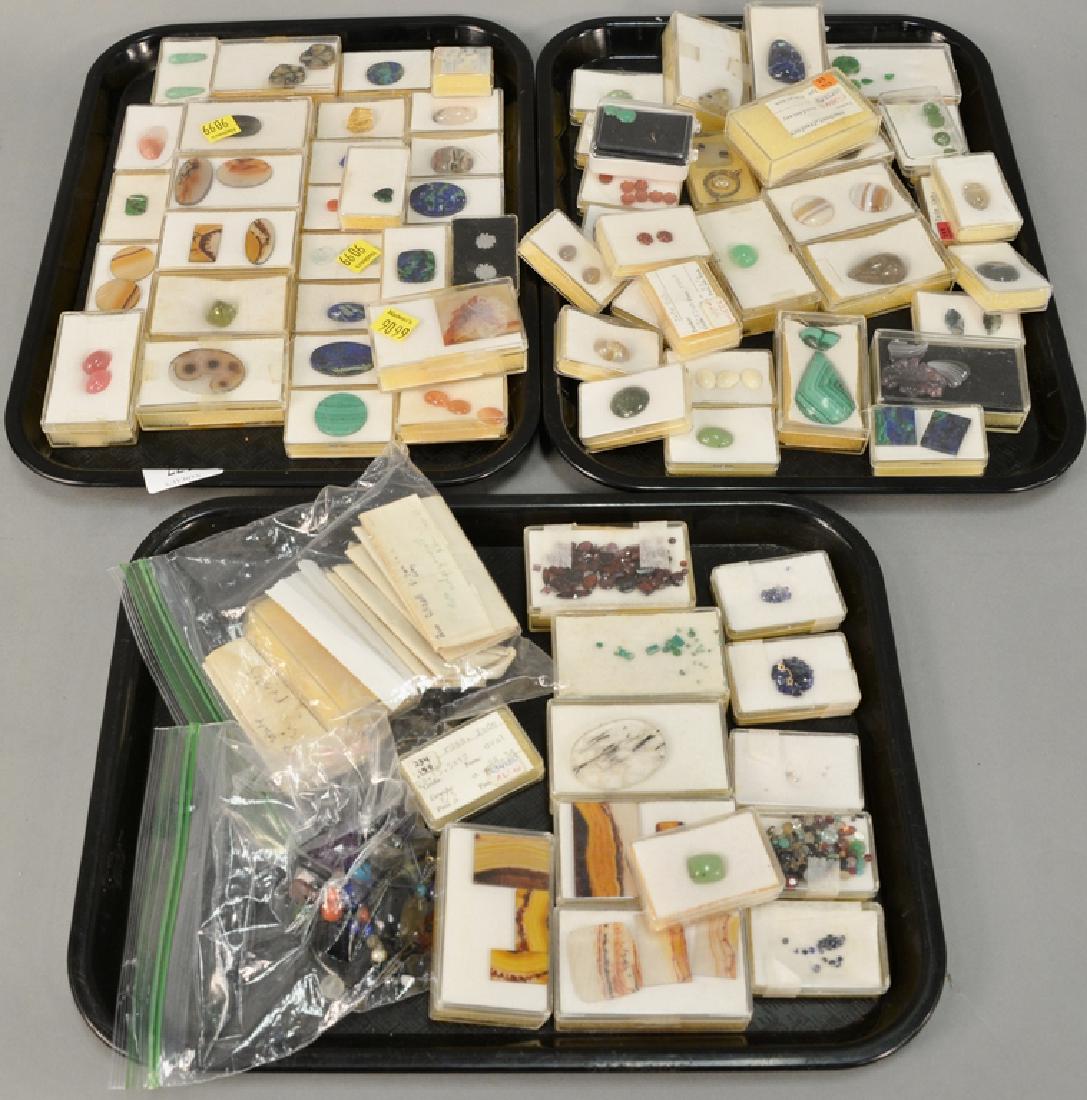 Three tray lots to include group of miscellaneous loose (1 of 7)