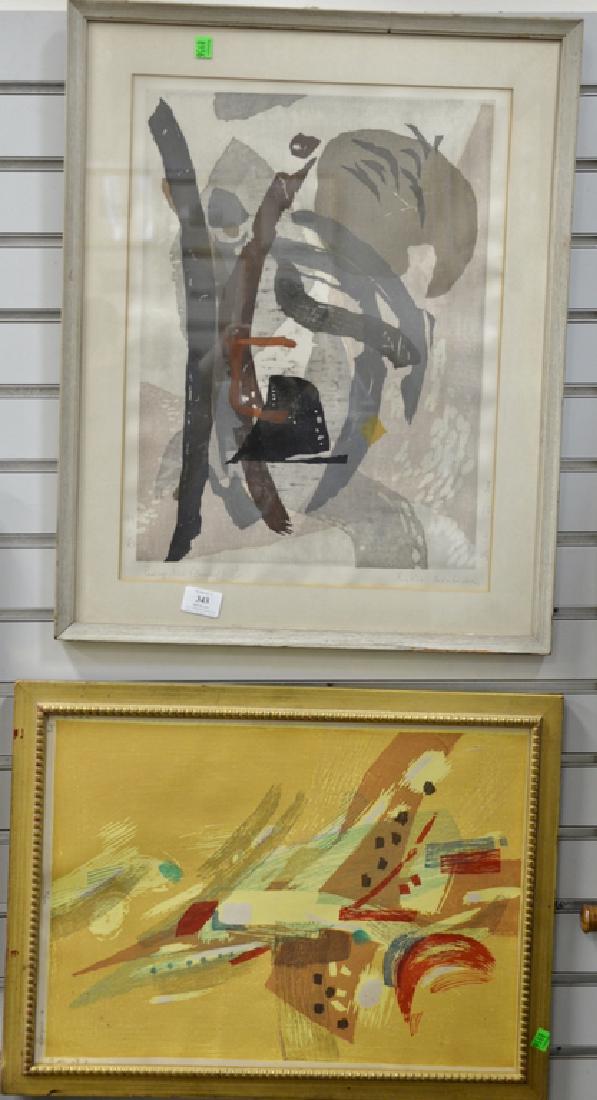 Five Oriental pieces of art including Rikio Takahashi (1 of 7)