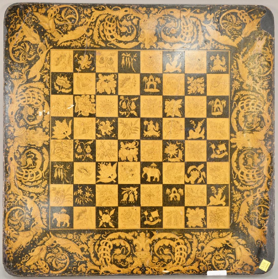 Louisa Tirrell Soho gameboard. 21" x 21": Louisa Tirrell Soho gameboard. 21" x 21"*IMPORTANT NOTE: No credit card payments will be accepted for silver, gold, or jewelry from buyers that have not purchased from our gallery in the past.