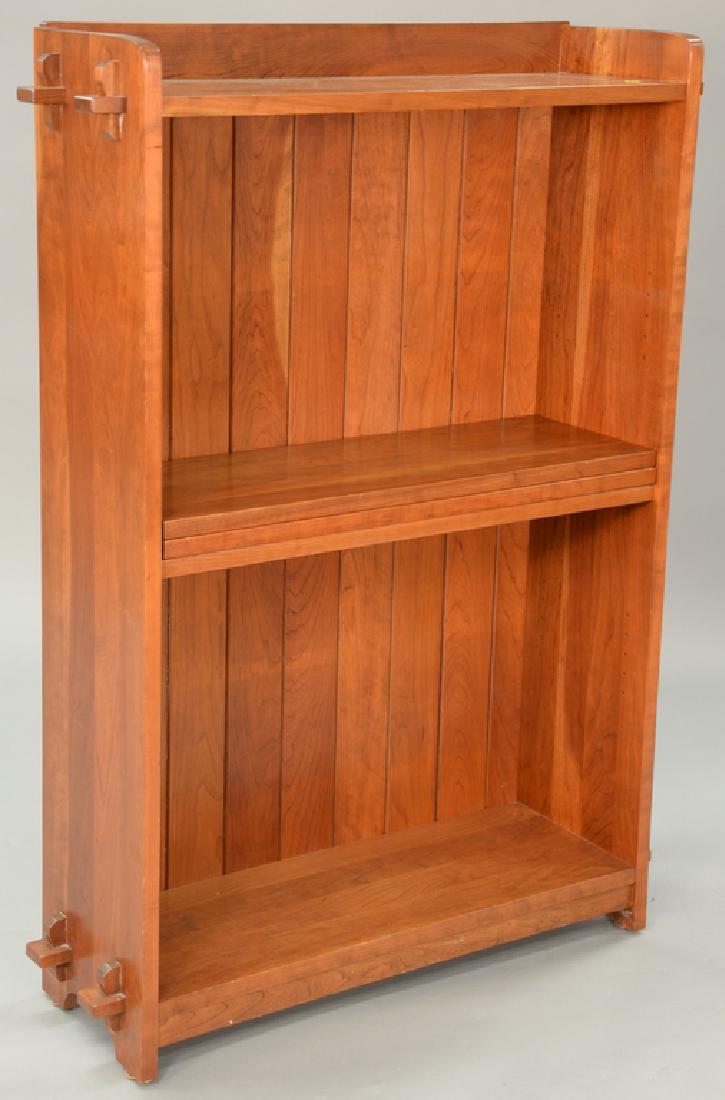 Mission style cherry bookcase. ht. 54 1/2 in., wd. 36 (1 of 4)