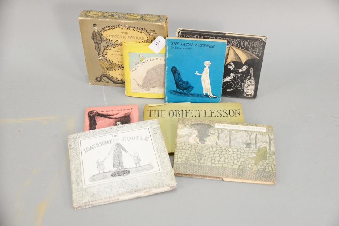 Group of eight Edward Gorey books, The Vinegar works (1 of 4)