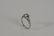 Platinum and diamond engagement ring having center - 2