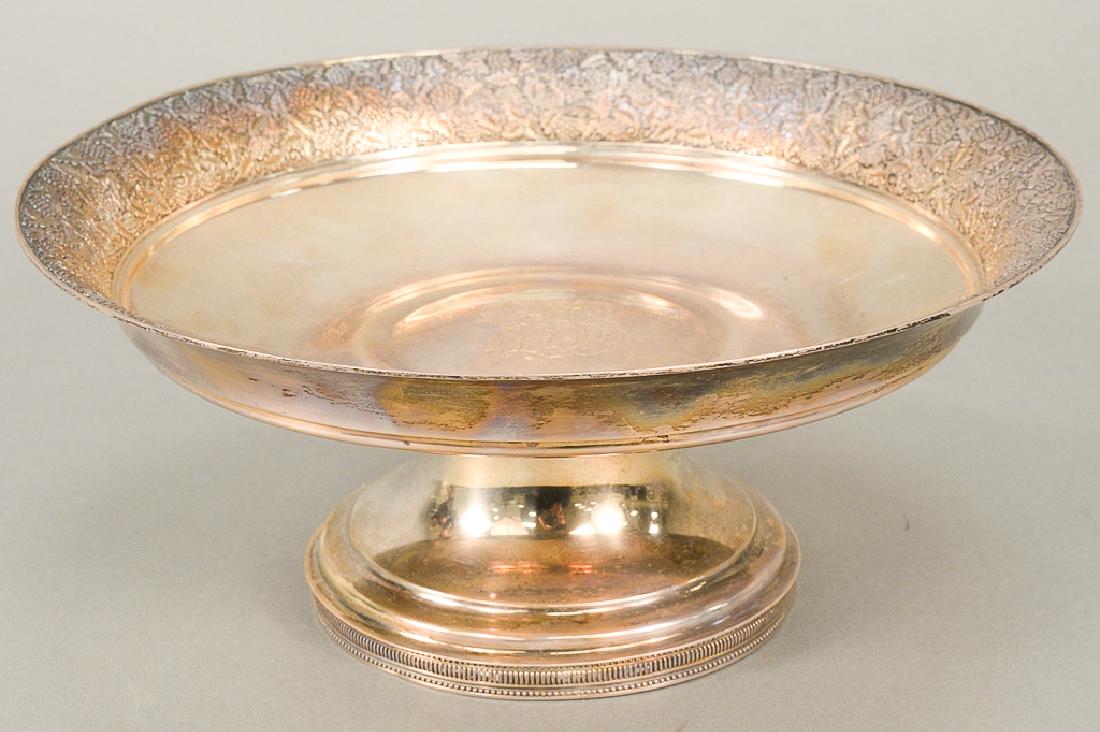 Tiffany & Co. sterling silver compote having borders of (1 of 4)