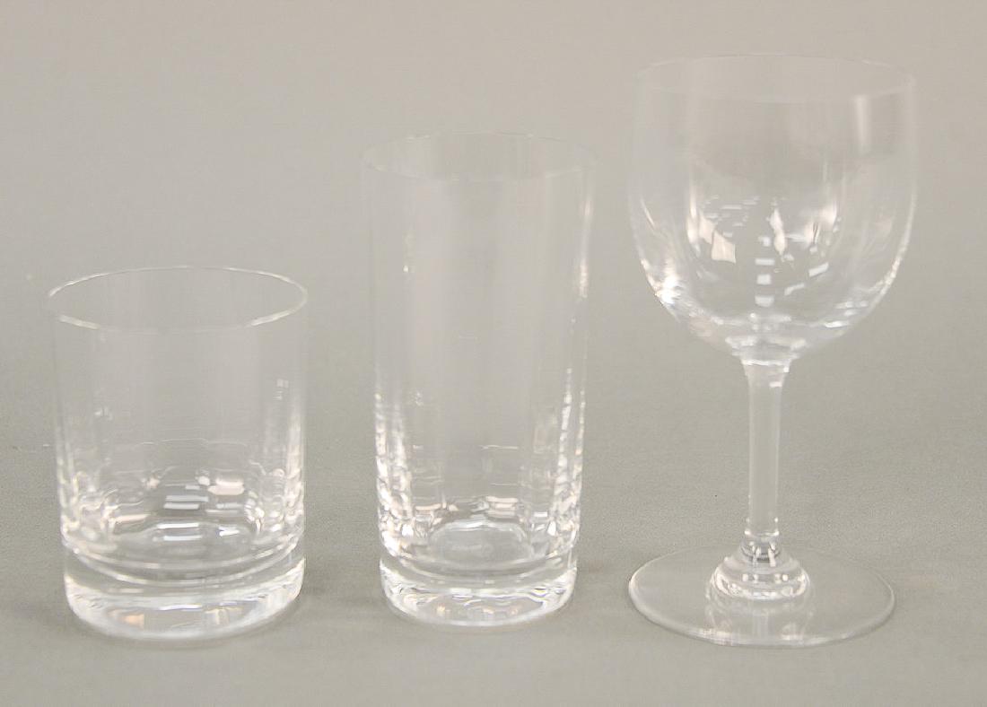 Baccarat crystal set of "Montaigne Optic" glasses to (1 of 8)
