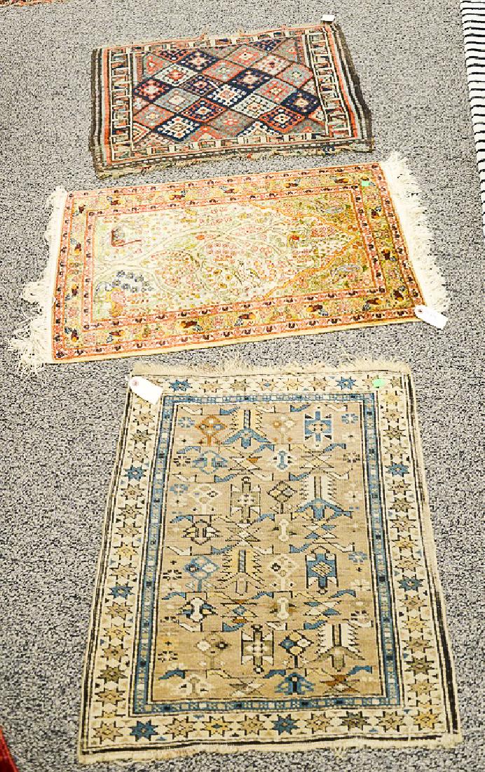 Three piece lot to include two Caucasian mats and a (1 of 7)