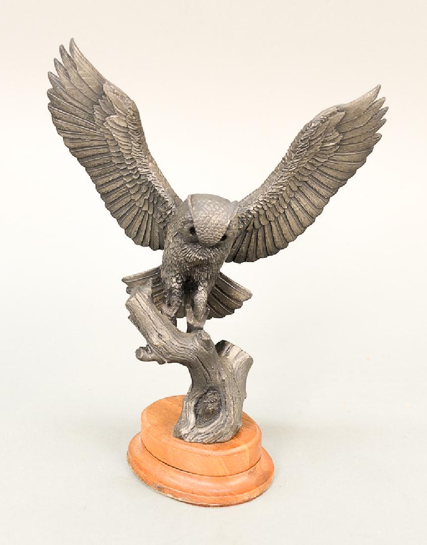 Gilroy Roberts "The Great Horned Owl", sterling silver (1 of 7)