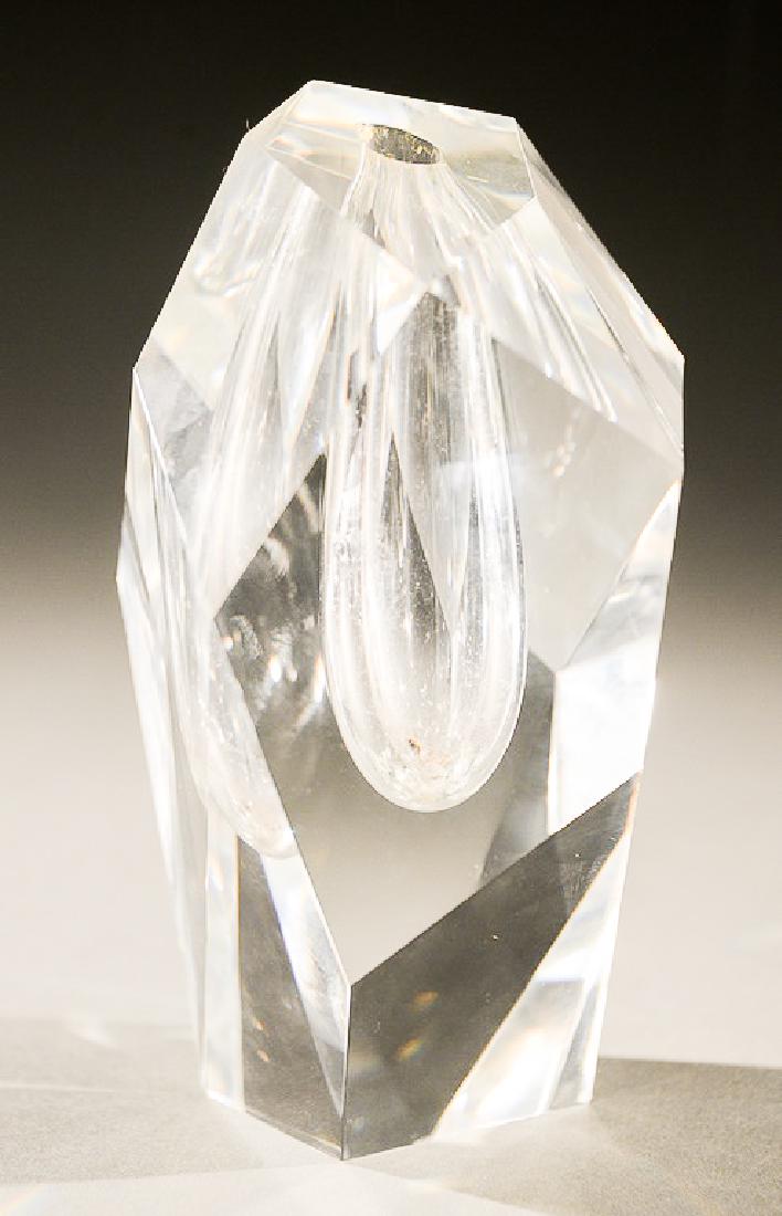 Steuben crystal prismatic cut vase, designed by Paul (1 of 3)