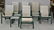 Ten piece lot to include a set of six outdoor patio