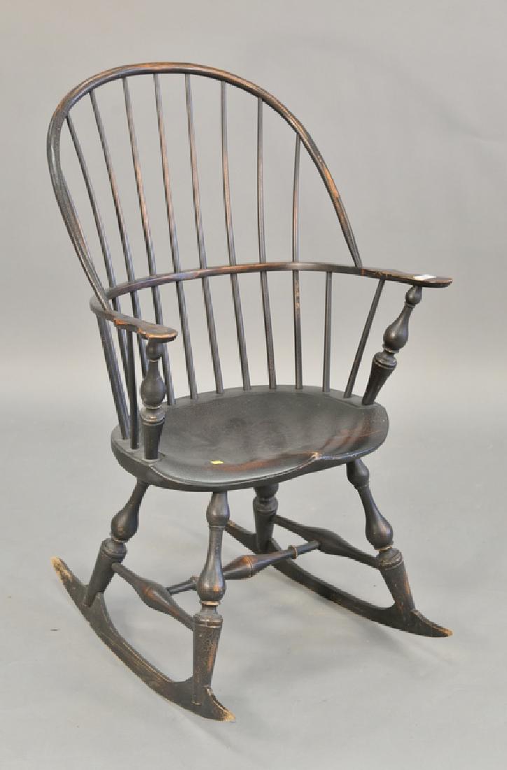D.R. Dimes Windsor style rocker.: D.R. Dimes Windsor style rocker.
