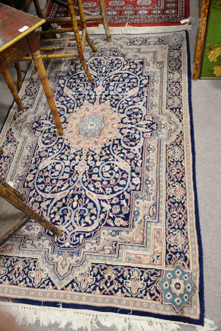 Two Oriental throw rugs, 4' x 6' and 4' x 6'5": Two Oriental throw rugs, 4' x 6' and 4' x 6'5"