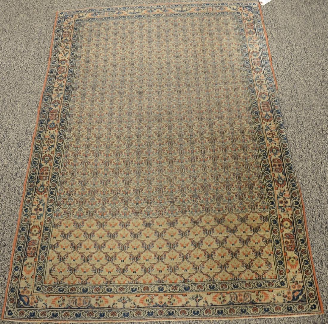 Oriental throw rug. 3'3" x 4'10" Provenance: Estate: Oriental throw rug. 3'3" x 4'10" Provenance: Estate from Park Avenue, Manhattan New York