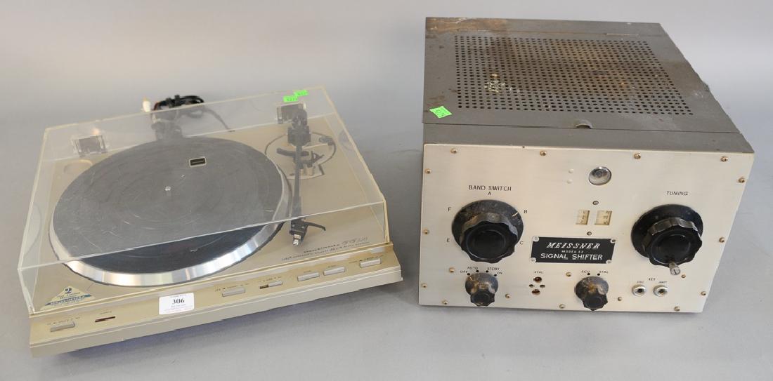 Two stereo pieces to include Marantz TT 510 turntable,: Two stereo pieces to include Marantz TT 510 turntable, TT510 total automatic quartz direct drive system along with meissner on odel ex signal shifter.
