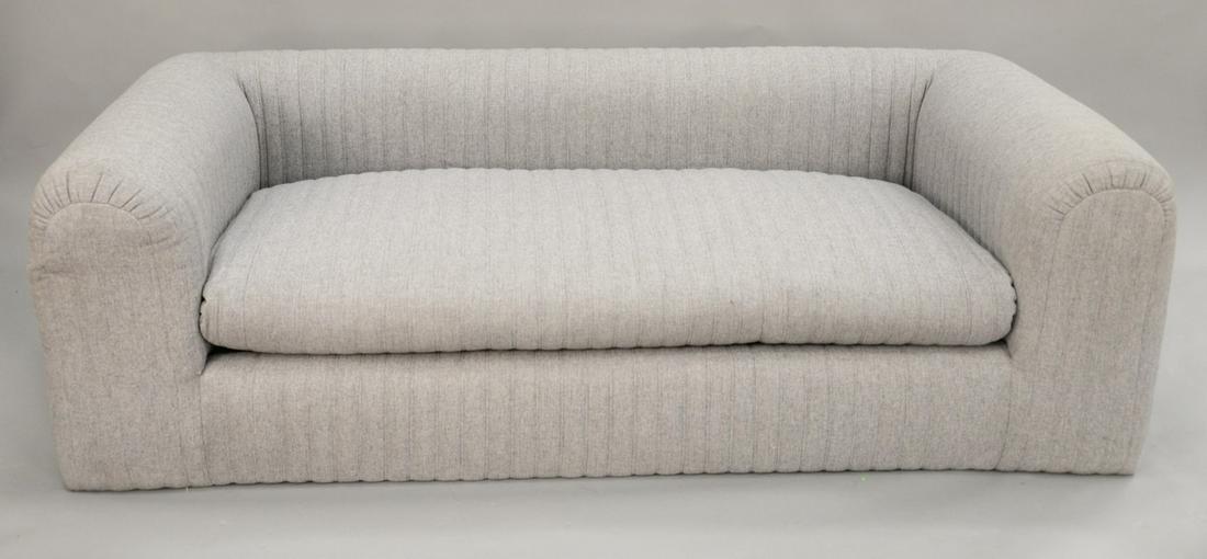 John Hutton for Donghia sofa having Donghia label, very: John Hutton for Donghia sofa having Donghia label, very good condition. lg. 84 in.