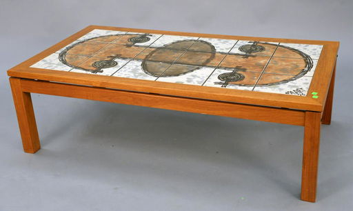 Danish Ox Art Tile Top Coffee Table Marked 76 Aug 17 2019 Nadeau S Auction Gallery In Ct - Danish Coffee Table With Tiles Danish Ox Art Tile Top Coffee Table Marked 76 Aug 17 2019 Nadeau S Auction Gallery In Ct - Danish Coffee Table With Tiles