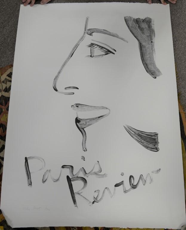 Alex Katz (1927), lithograph, pencil signed and: Alex Katz (1927), lithograph, pencil signed and numbered lower left Alex Katz 1/100. sheet size: 42" x 30".