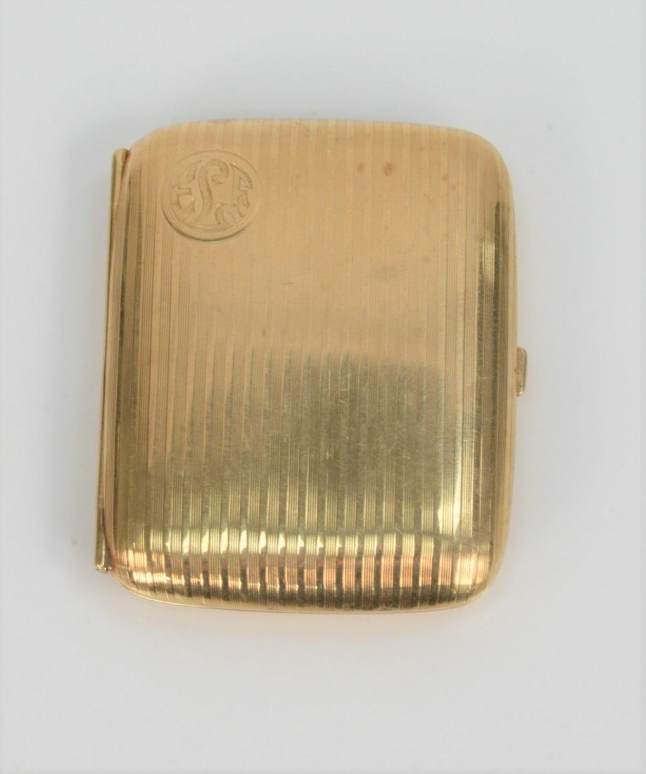 14 Karat Gold Matchbook Holder. 30.9 grams. (1 of 4)