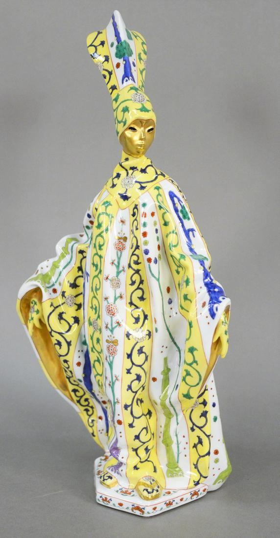 Herend Porcelain Figure, Queen Victoria carnival woman (1 of 3)