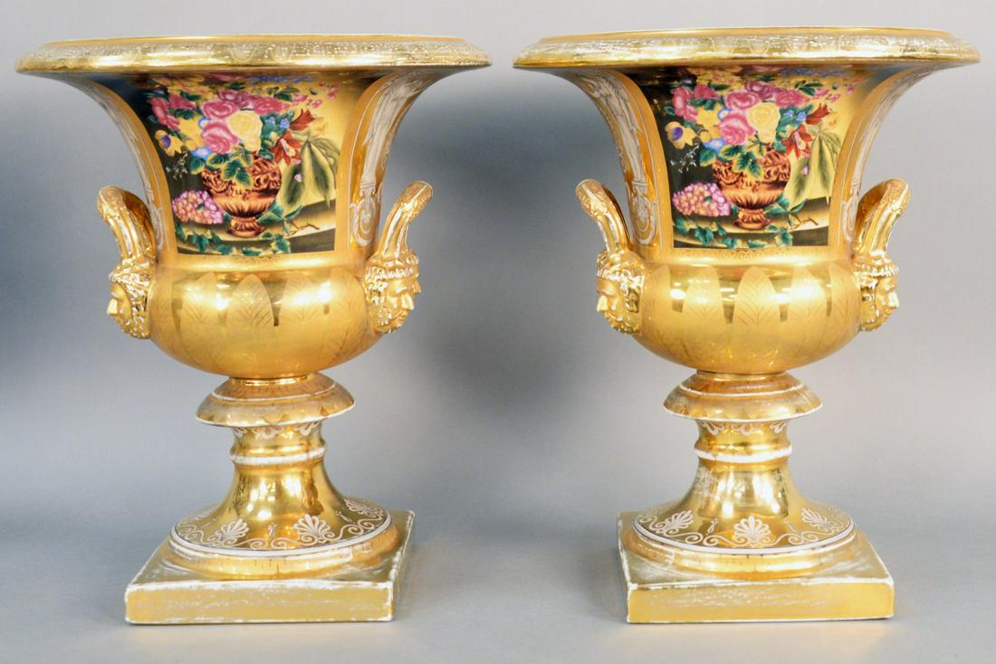Pair of Large Porcelain Urns, probably 20th century, ea (1 of 7)