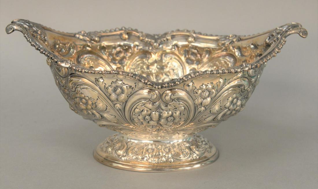 Howard and Company Sterling Silver Oval Center Bowl, (1 of 4)