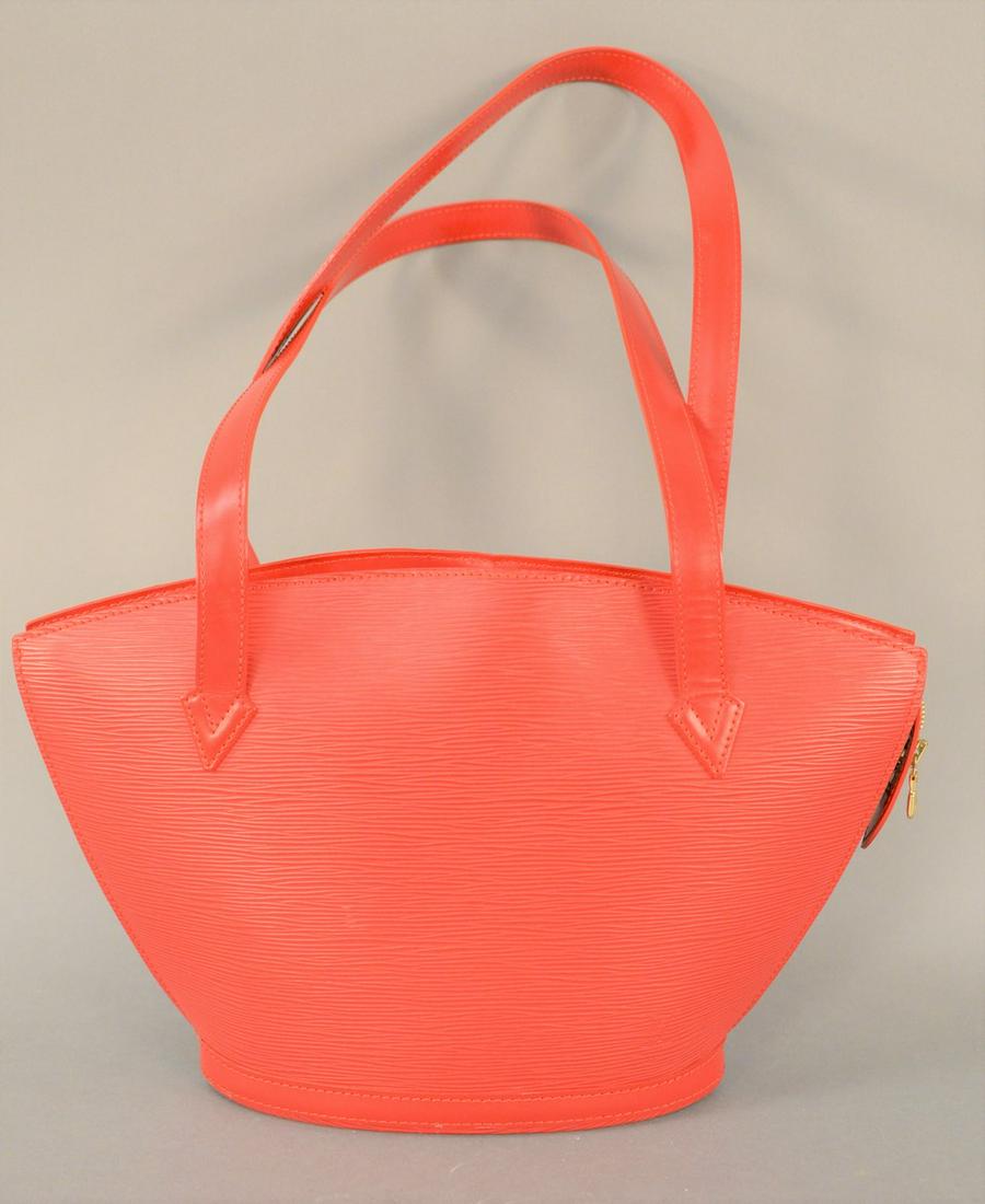 Louis Vuitton "St. Jacques" Handbag, red epi leather, (1 of 4)