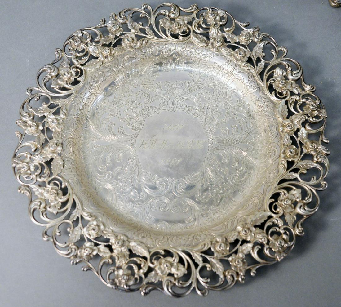 Hansel and Sloan Sterling Silver Plate, with (1 of 3)