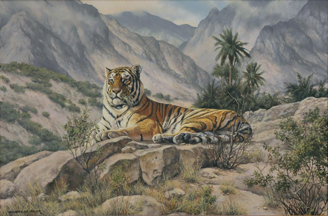 William Sternberg De Beer (B1941), Caspian Tiger (1 of 4)