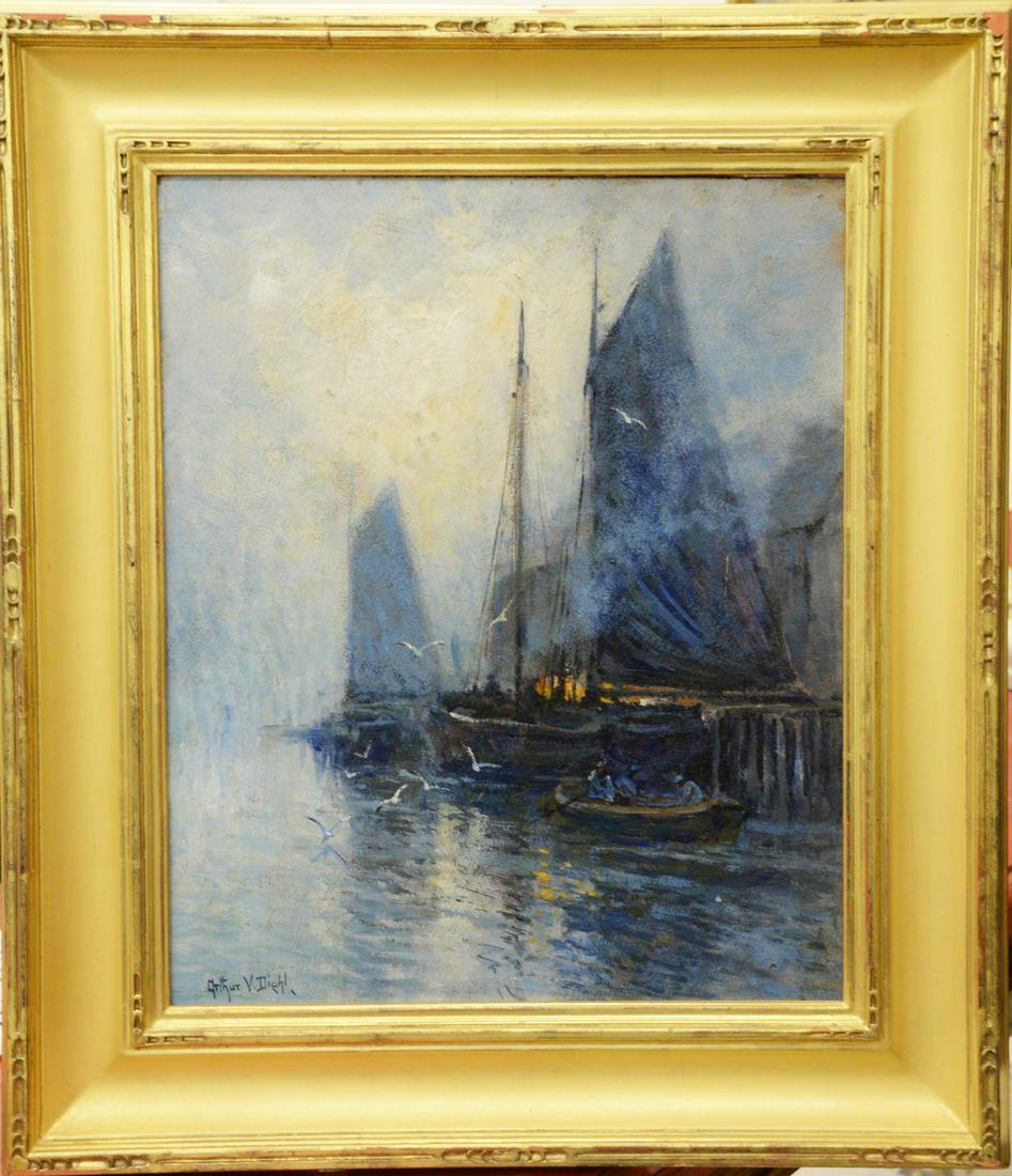 Arthur Vidal Diehl (1870 - 1929), fishing boats, (1 of 4)