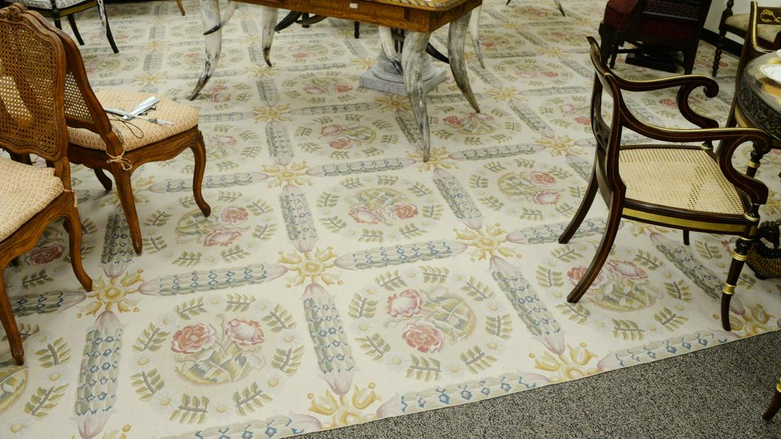 Aubusson Style Carpet, 16' 9" x 23' 4". Provenance: (1 of 5)