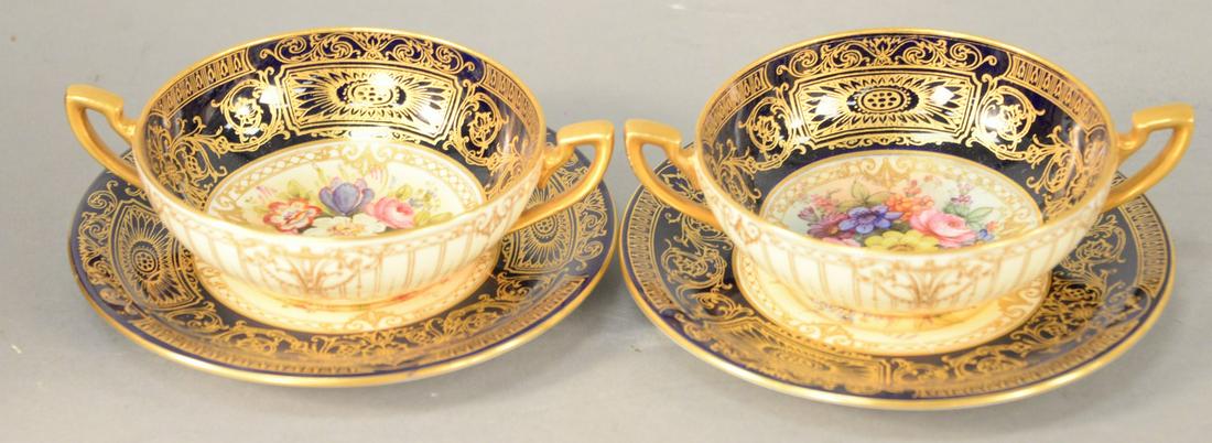 Twenty-four Piece Royal Worcester Porcelain Set, twelve (1 of 5)