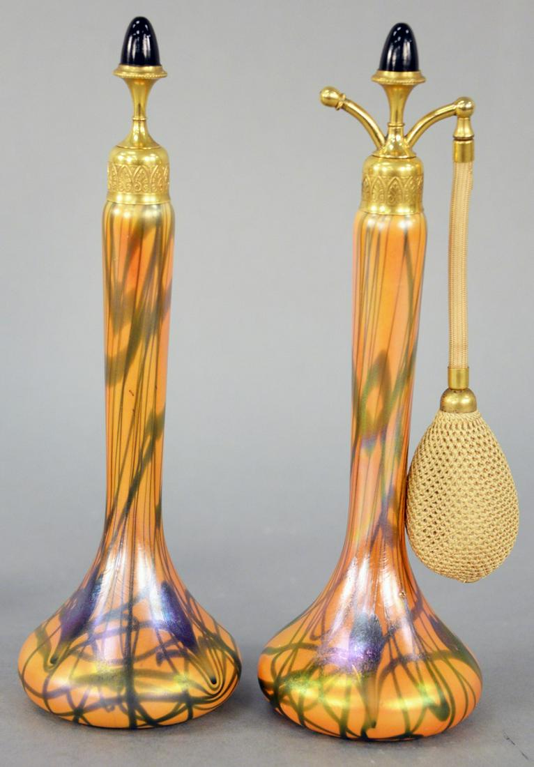 Pair of DiVilbiss Imperial Art Glass Perfume and (1 of 5)